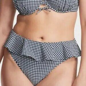 Victoria’s Secret Ruffle High-Waist Full-Coverage Bikini Bottom Size Small